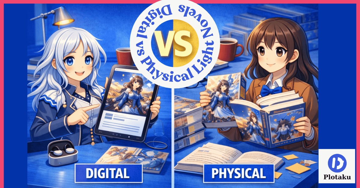 digital vs physical light novels